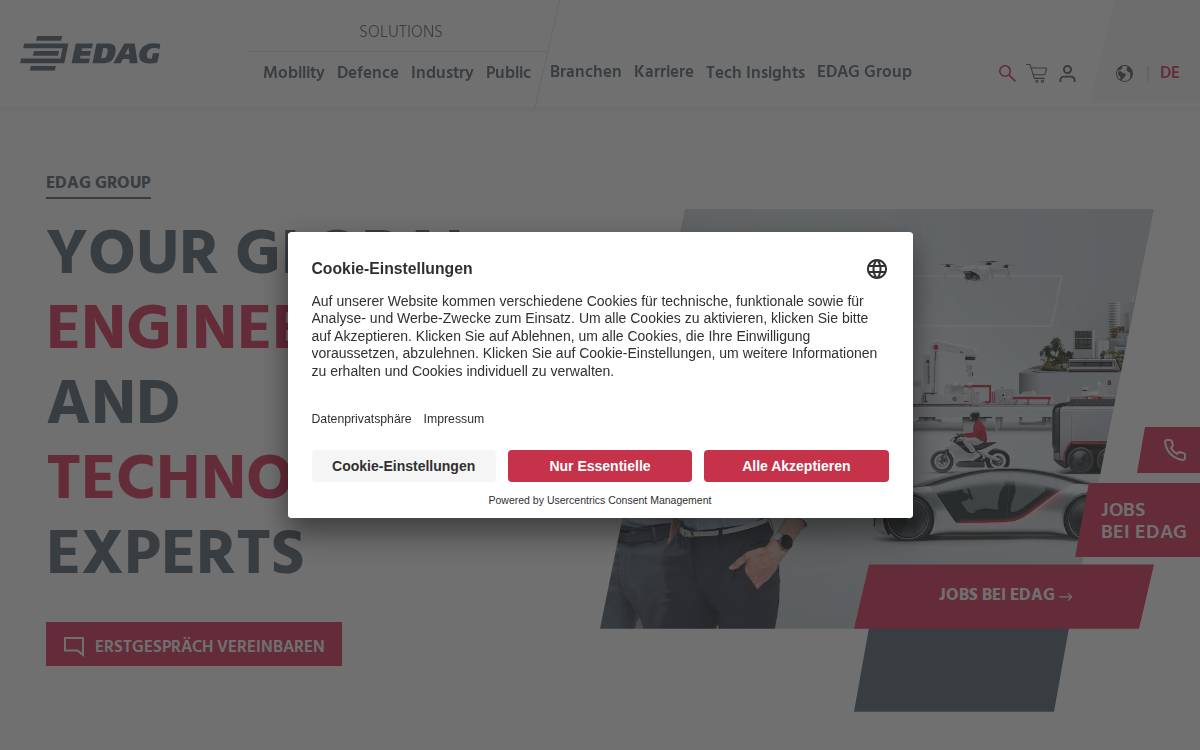EDAG Engineering Group AG website preview