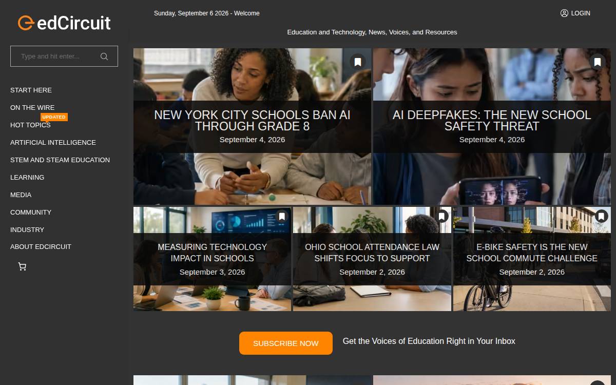 Edcircuit website preview