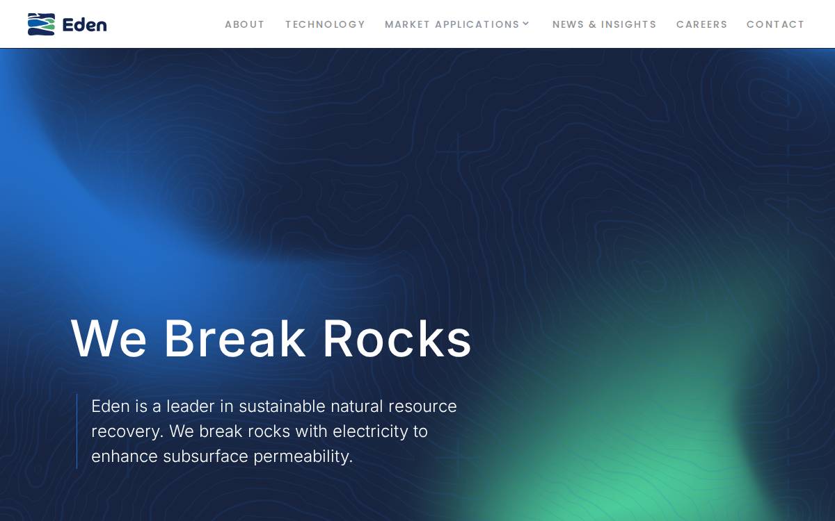 Eden website preview