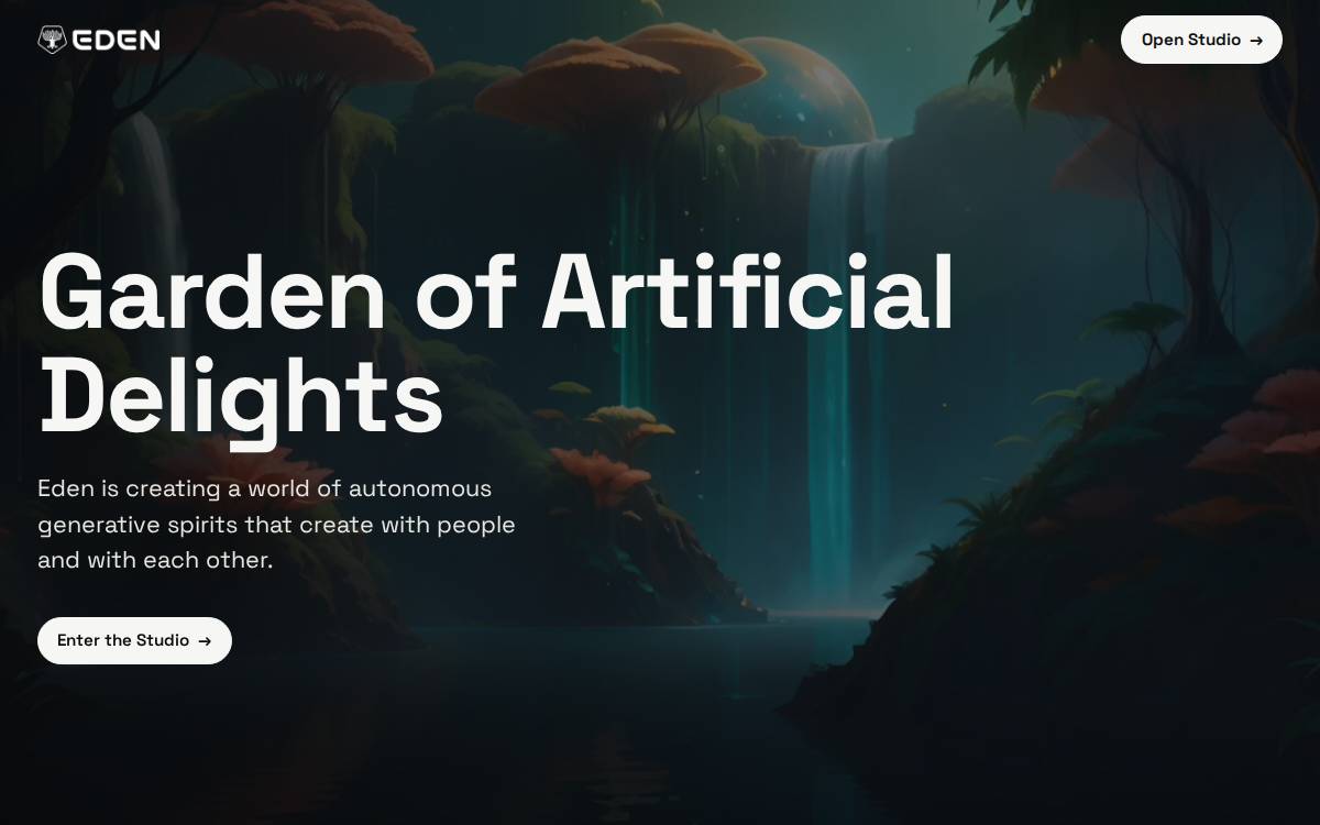 Eden website preview
