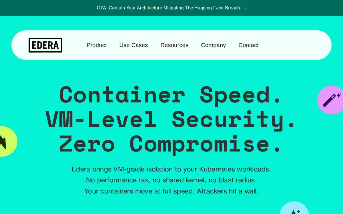 Edera website preview