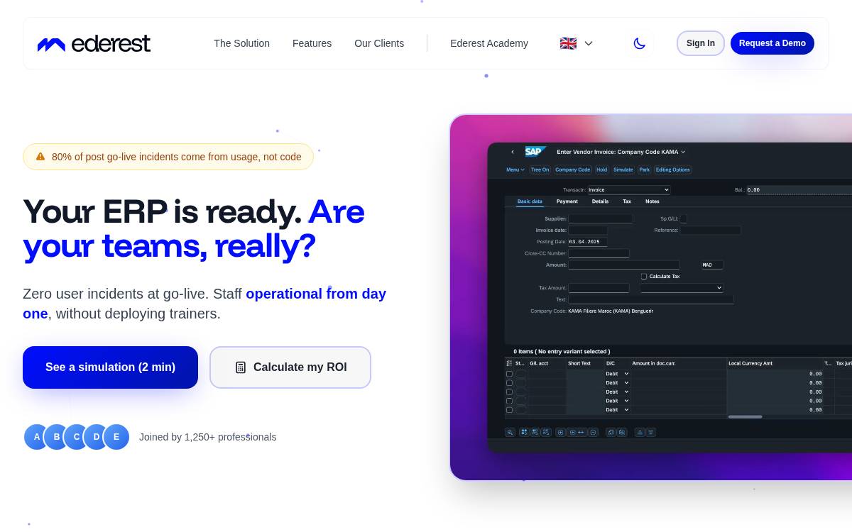 Ederest website preview