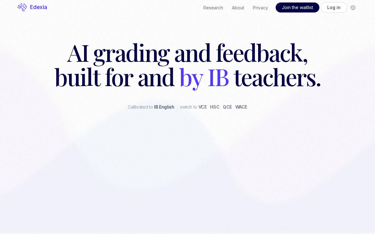 Edexia website preview