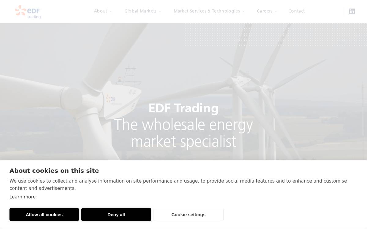 EDF website preview
