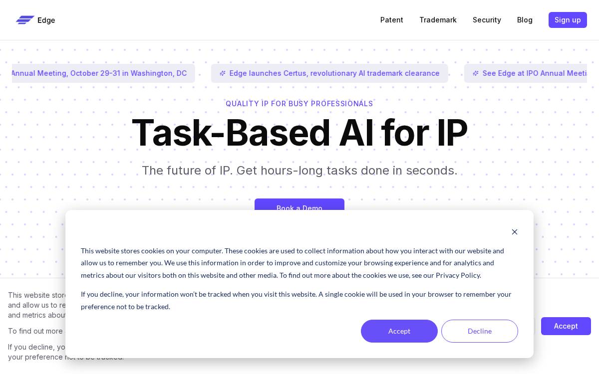Edge website preview