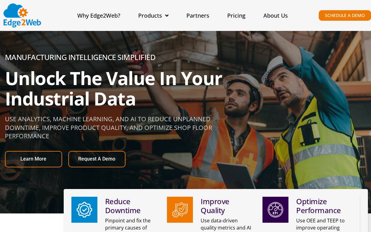 Edge2Web Inc. website preview
