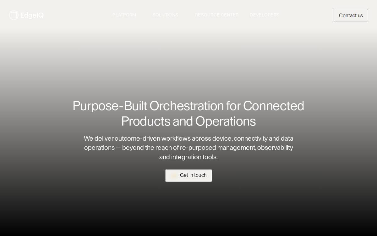 EdgeIQ website preview