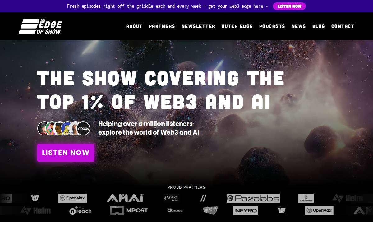 Edgeofnft website preview