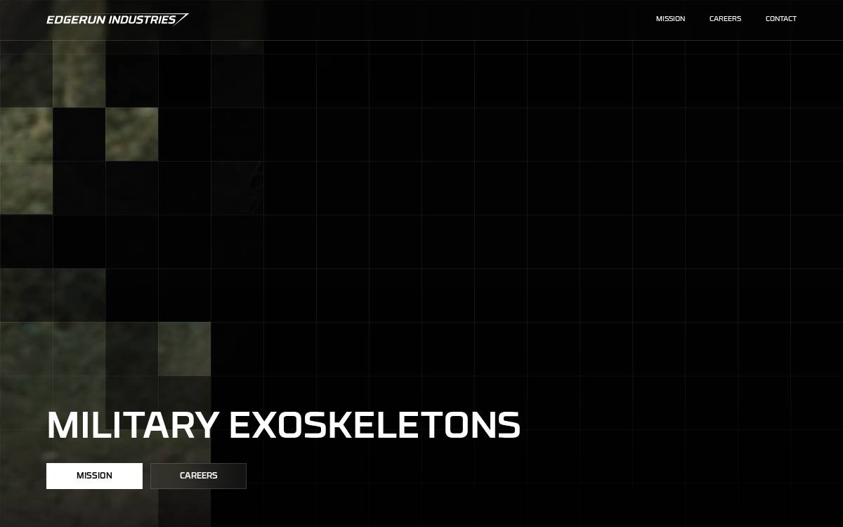 Edgerun website preview