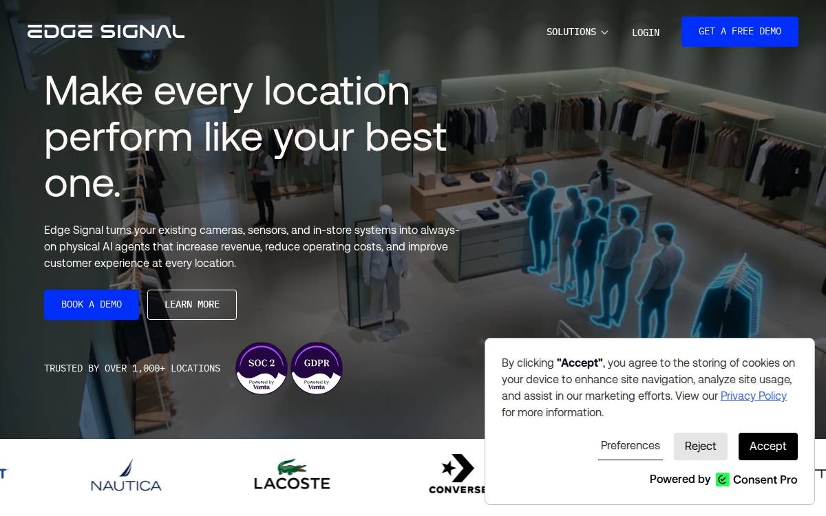 Edge Signal website preview