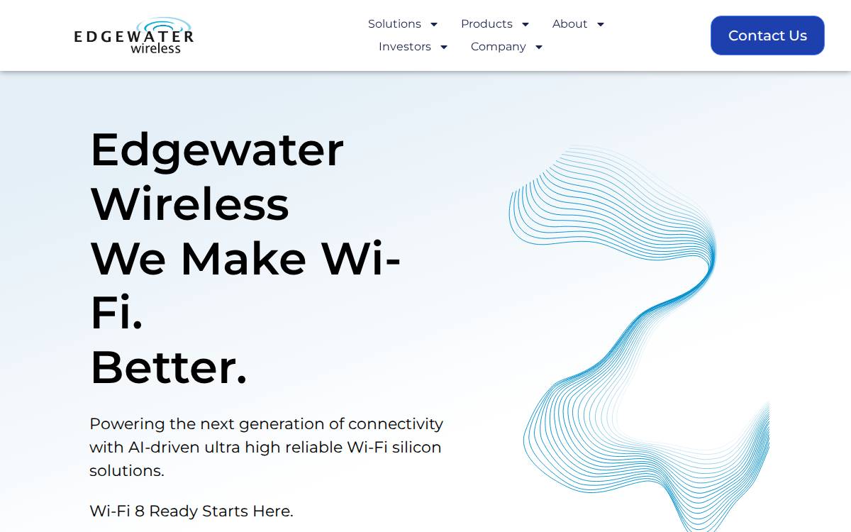 Edgewaterwireless website preview