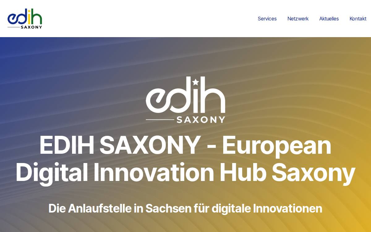 EDIH website preview