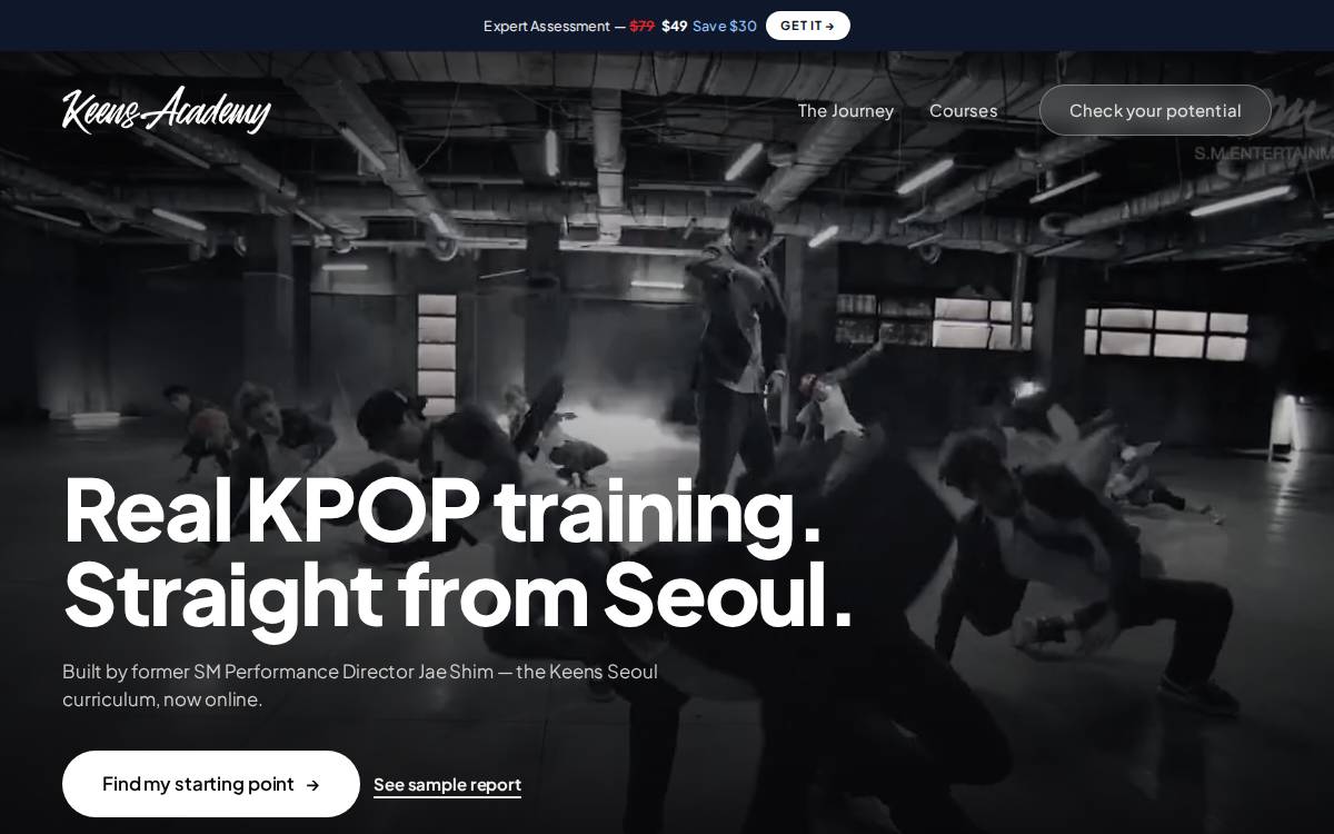 Edkpop website preview