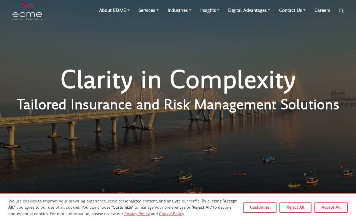 Edmeinsurance website preview