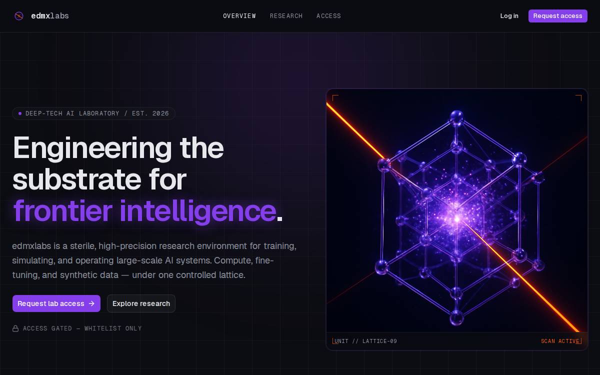 edmX website preview