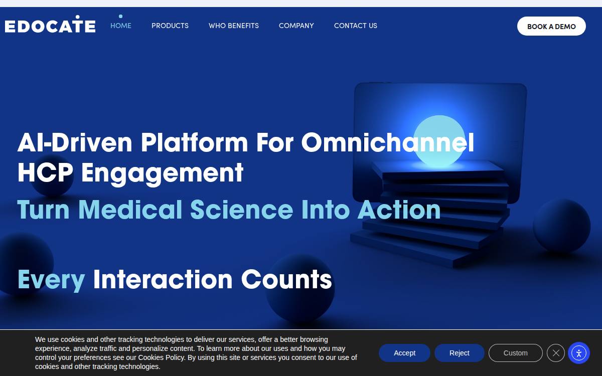 Edocate website preview