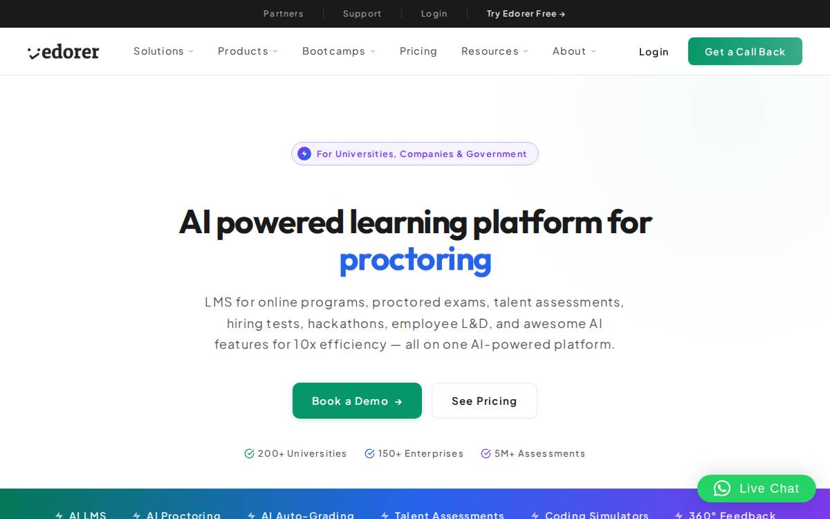 Edorer website preview