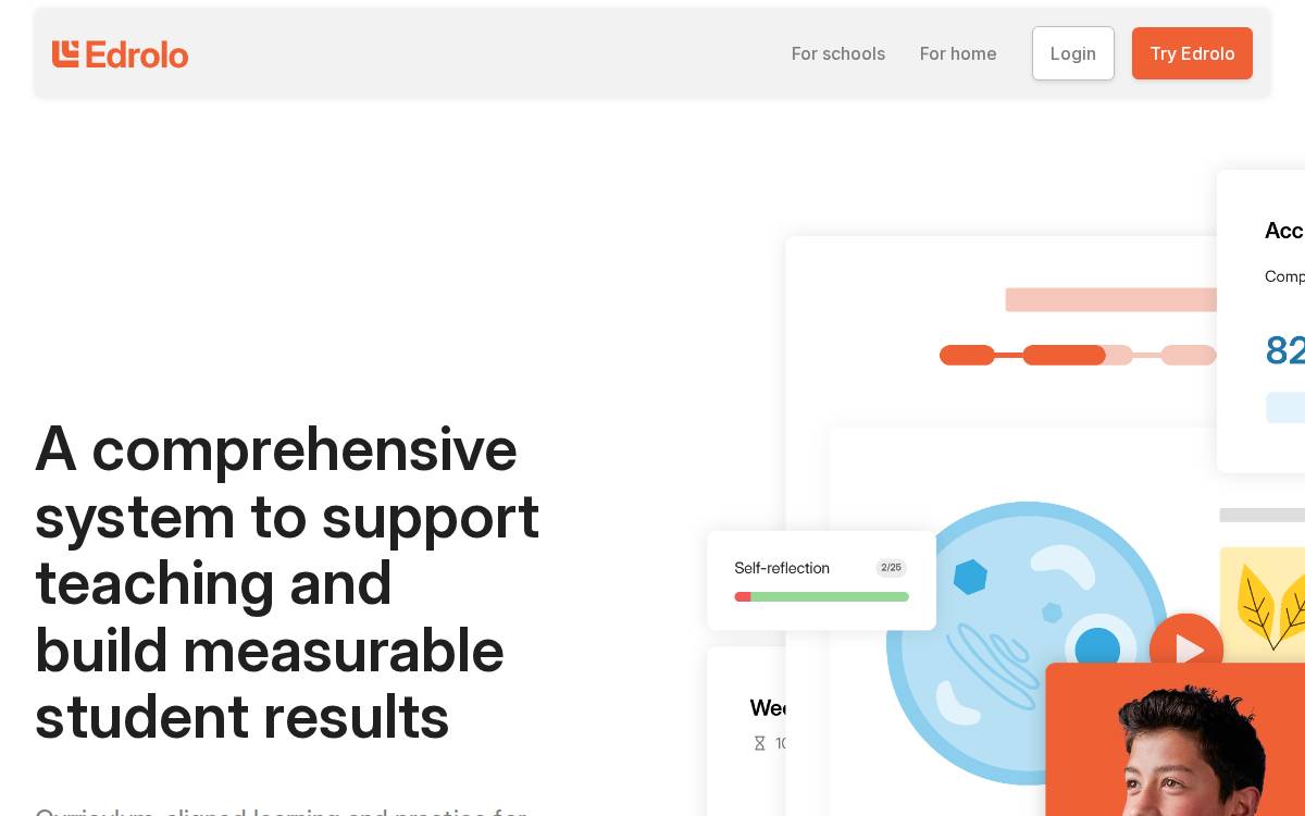 Edrolo website preview