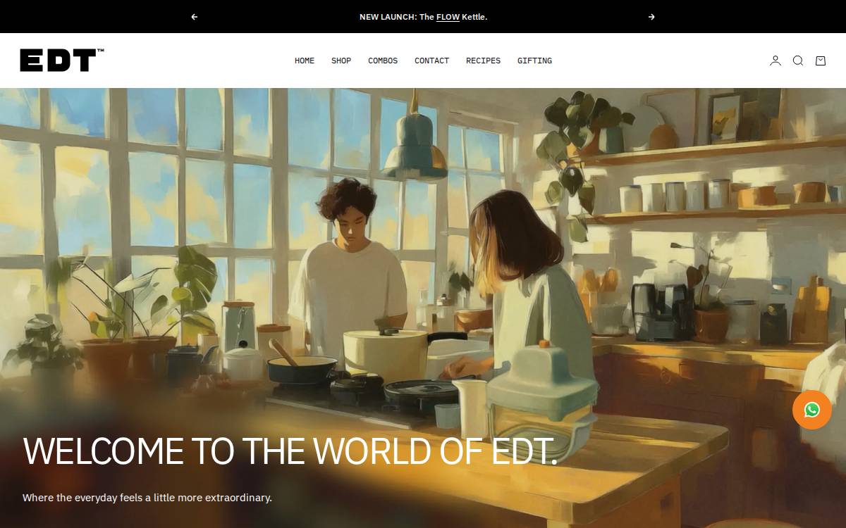 EDT website preview