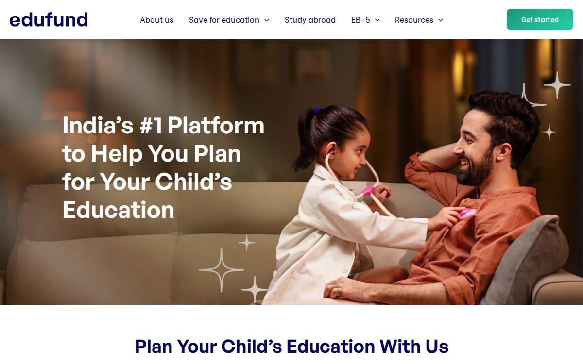 Edufund website preview