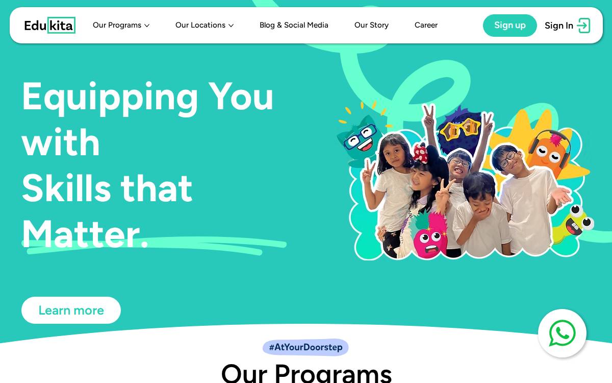 Edukita Pte.Ltd website preview