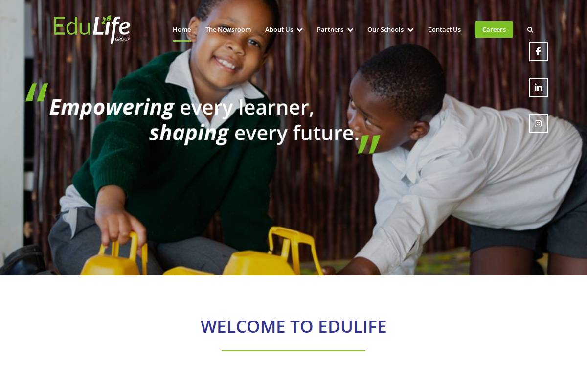 EduLife Group website preview