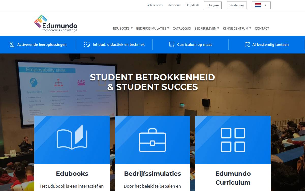 Edumundo website preview
