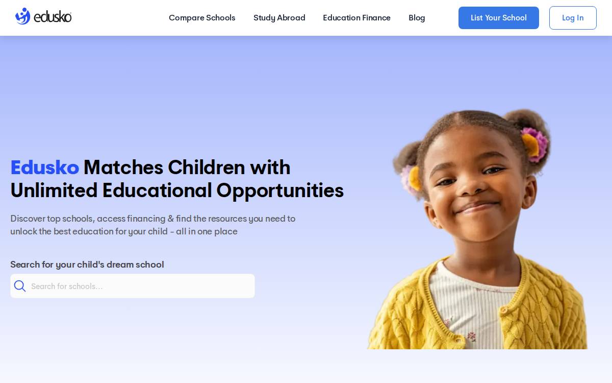 Edusko website preview