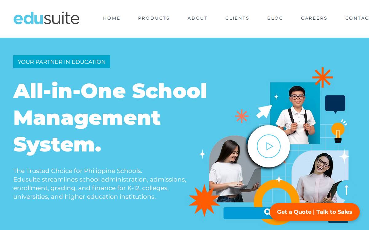 Edusuite website preview