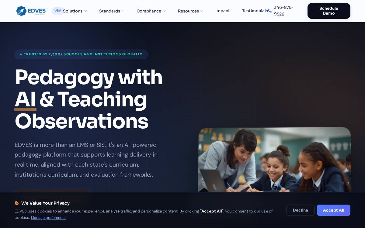 Edves website preview