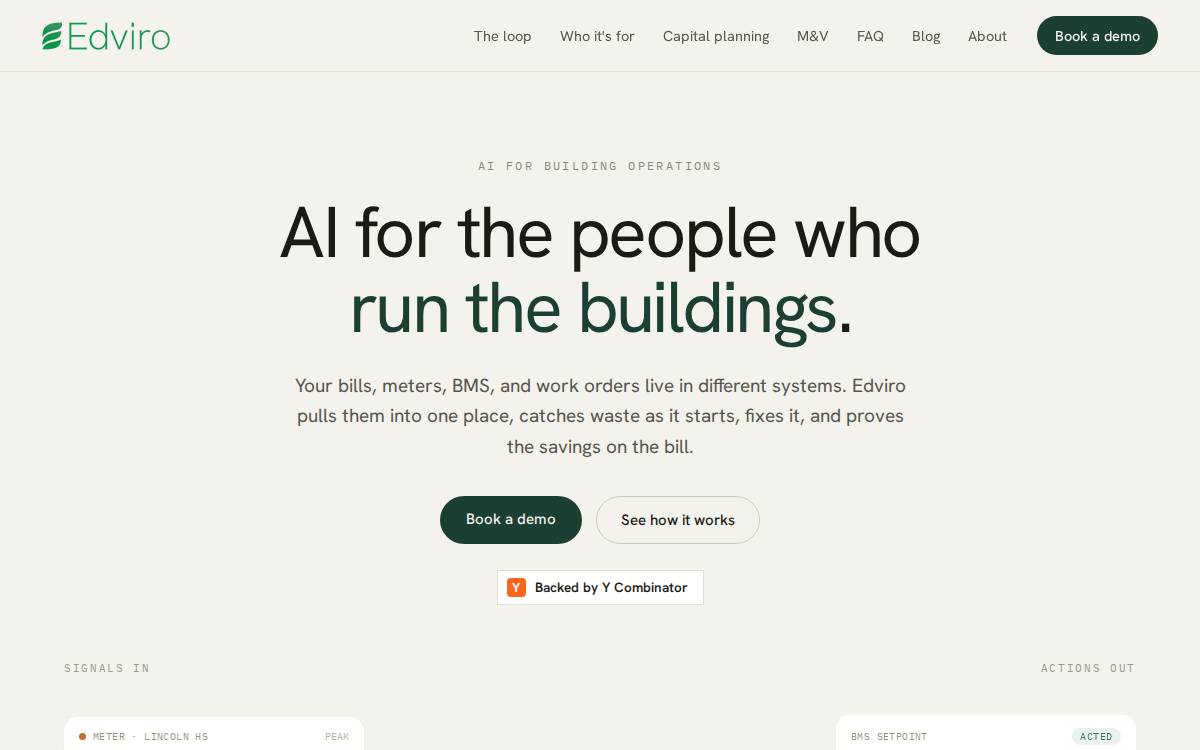 Edviro website preview