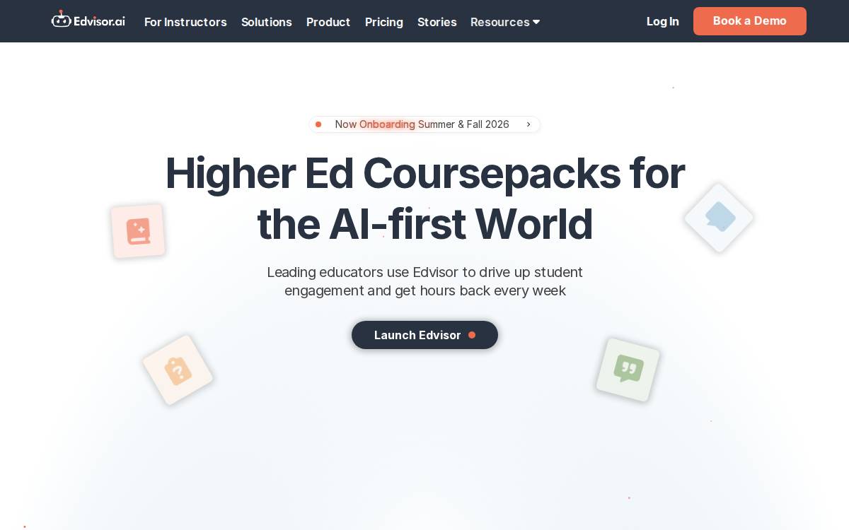 Edvisor website preview
