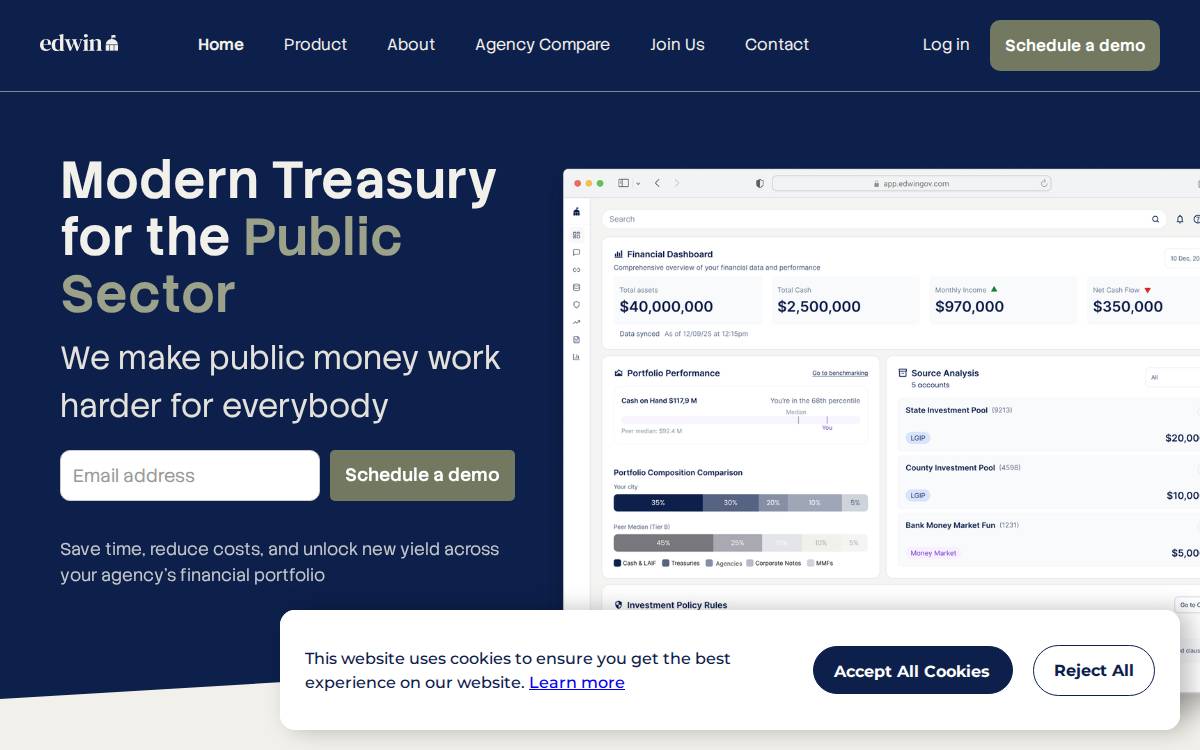 Edwingov website preview