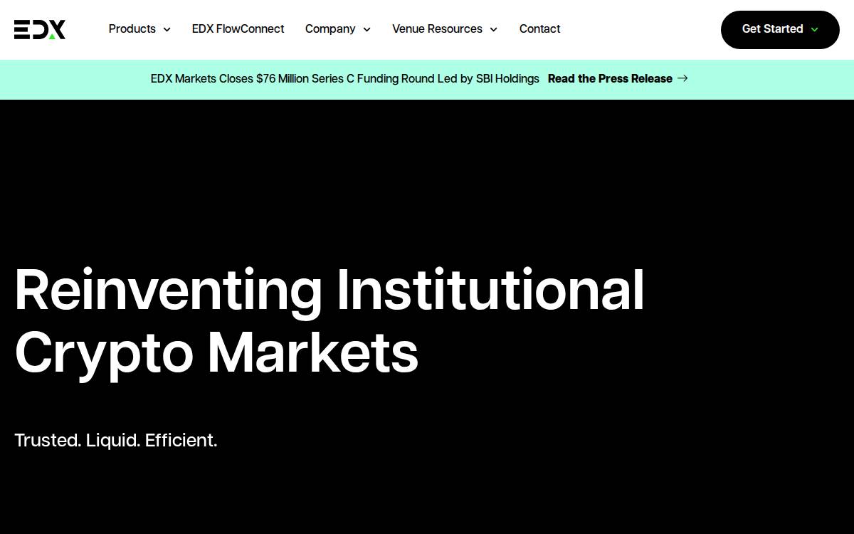 EDXM website preview