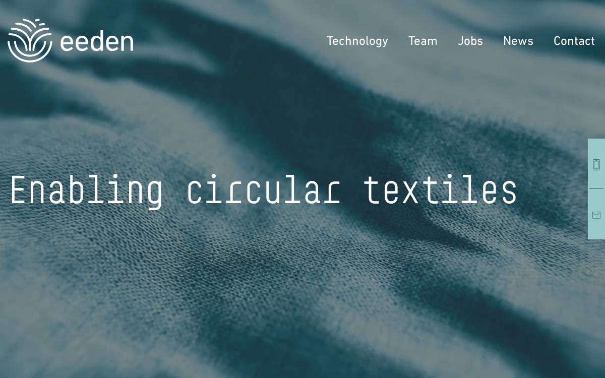 EEDEN website preview