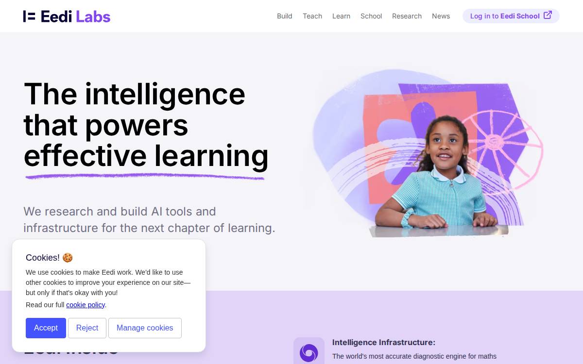 Eedi website preview