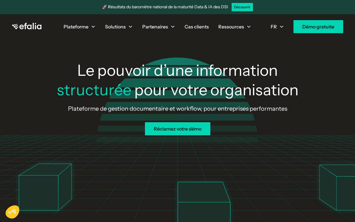 Efalia website preview