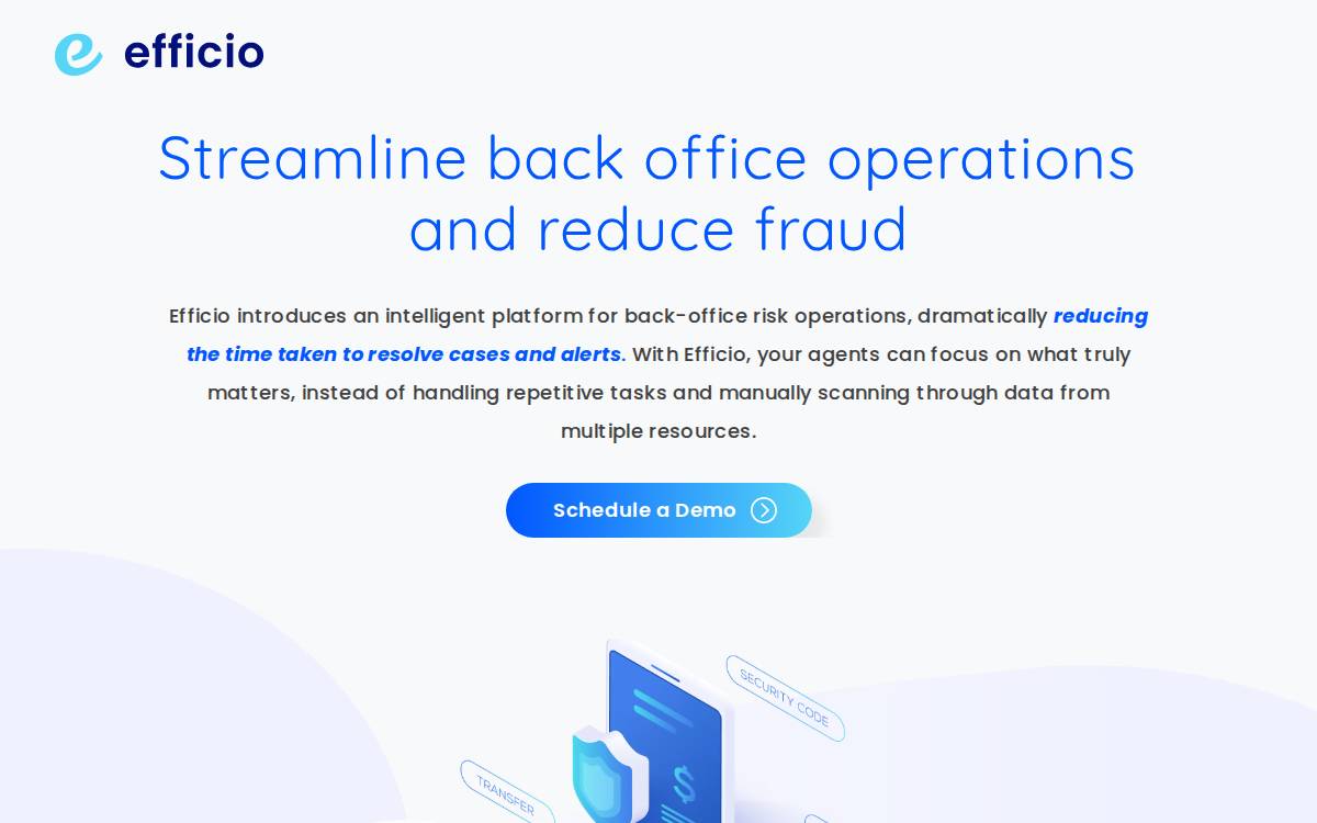 Efficio website preview