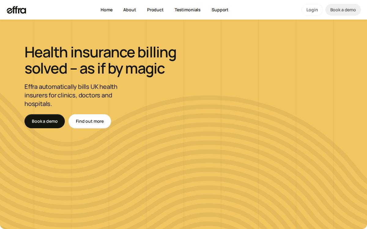 Effra website preview