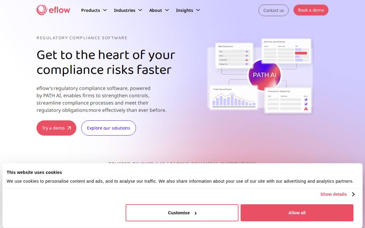 Eflow website preview