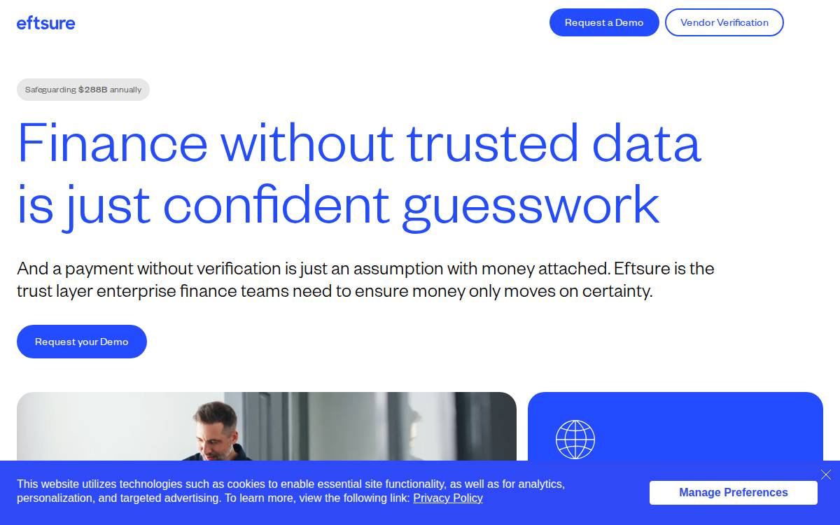 Eftsure website preview