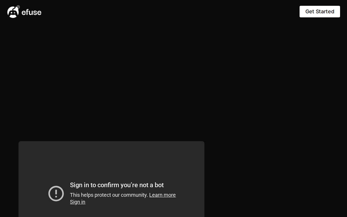 eFuse website preview