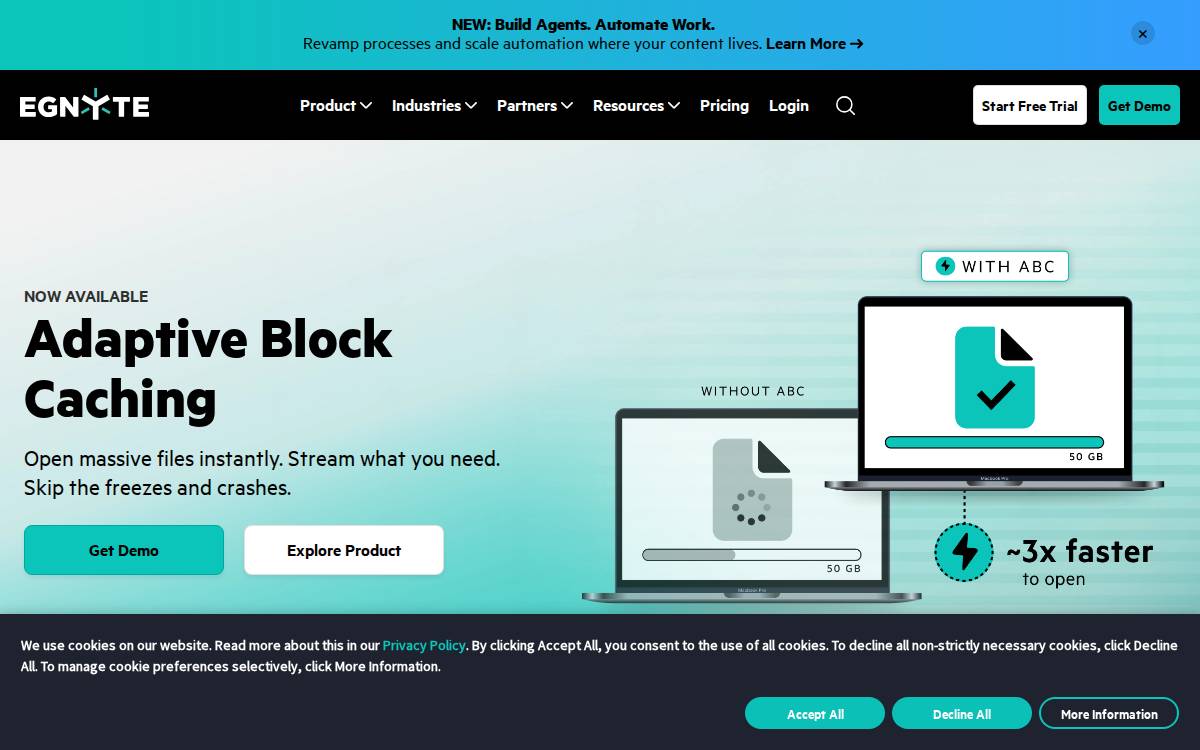 Egnyte website preview