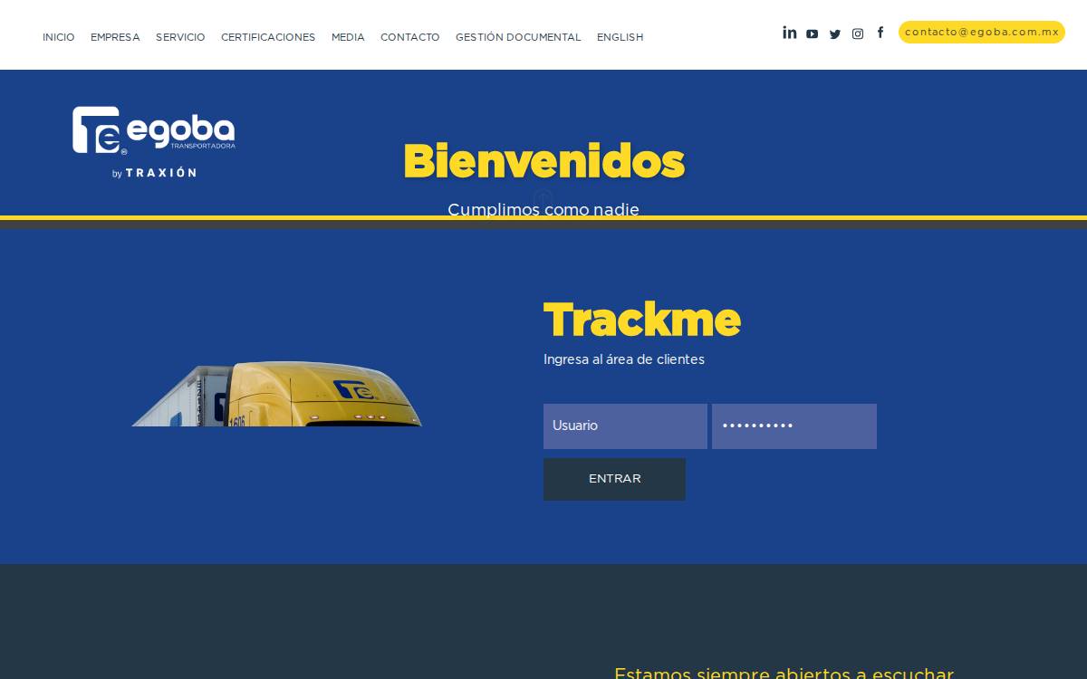 Egoba website preview