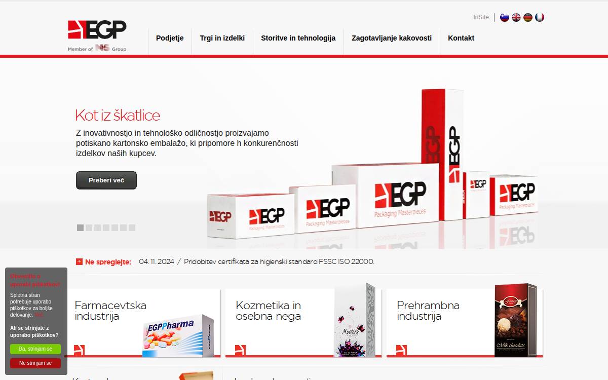 Egp website preview