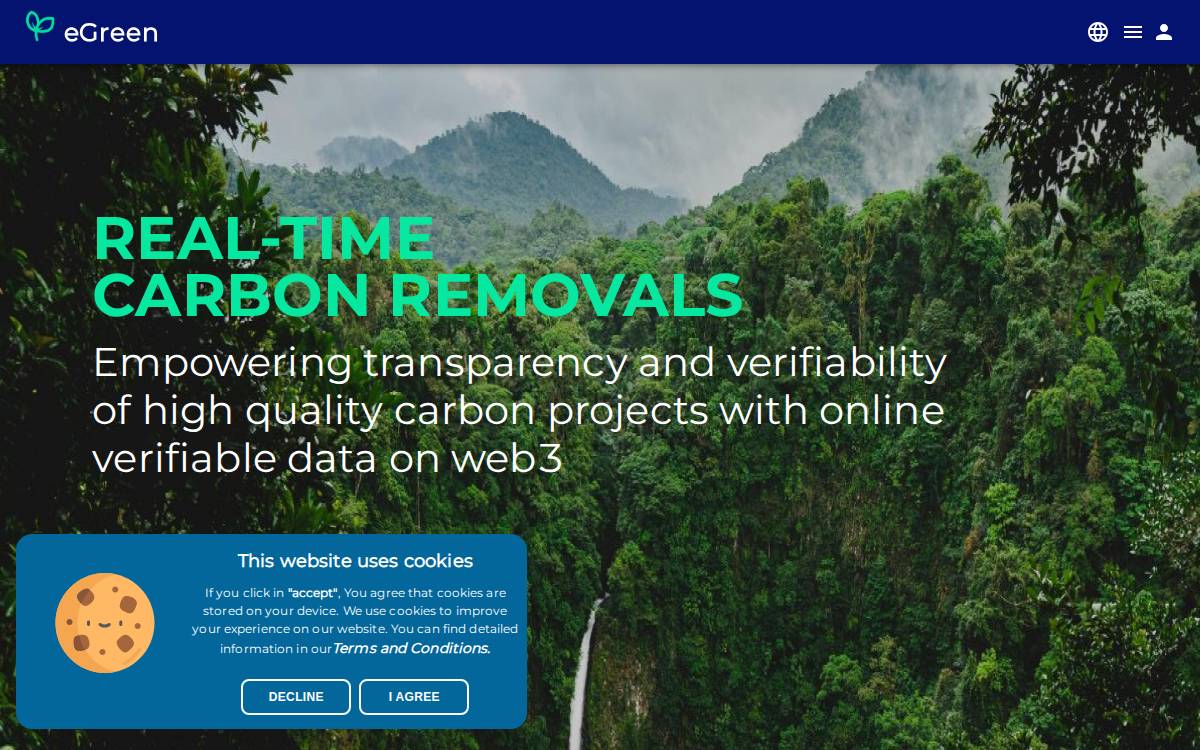 egreen website preview