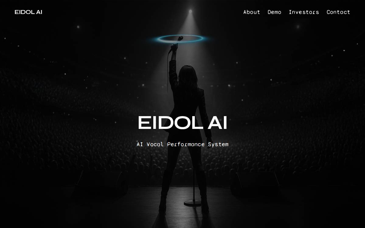 Eidol website preview