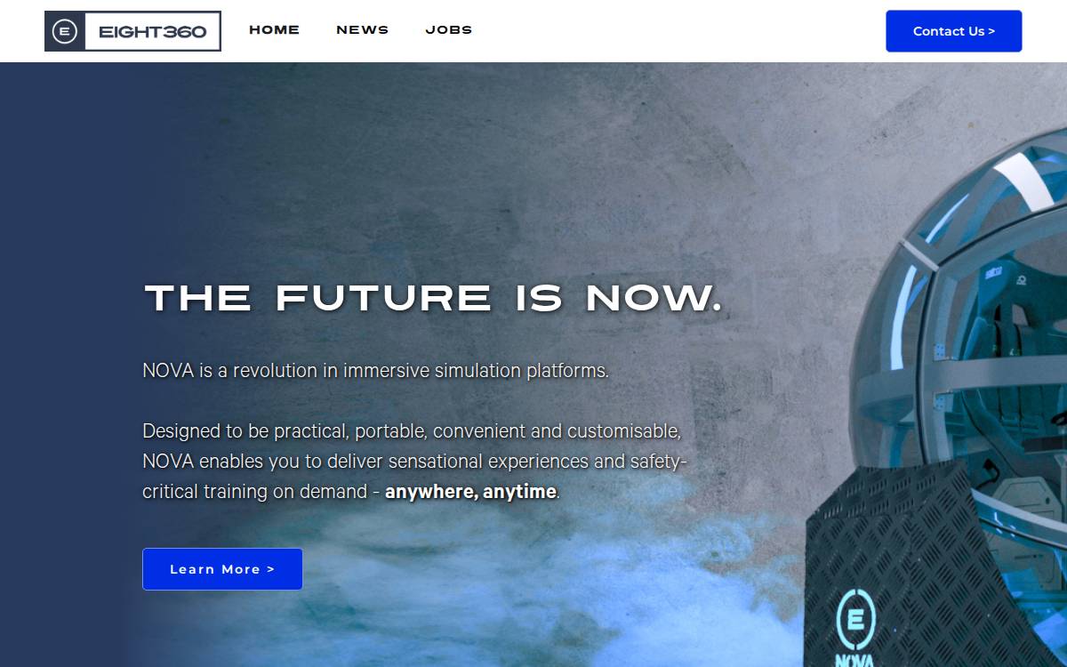 Eight360 website preview