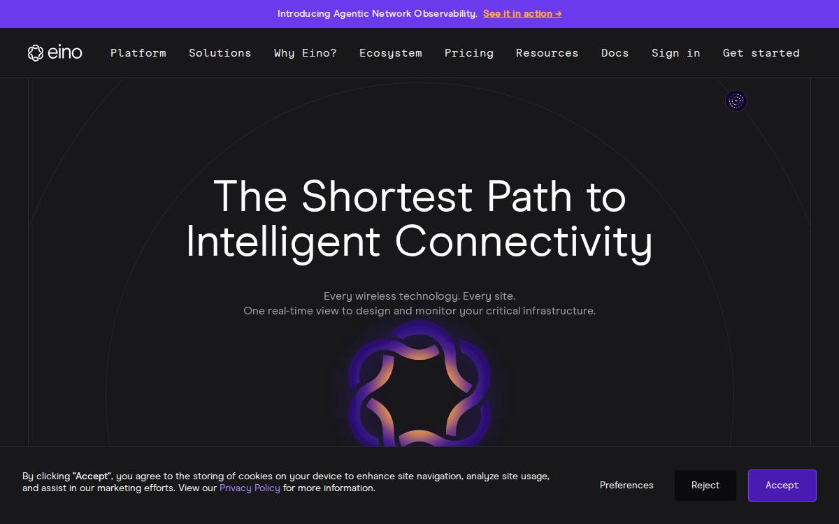 EINO website preview