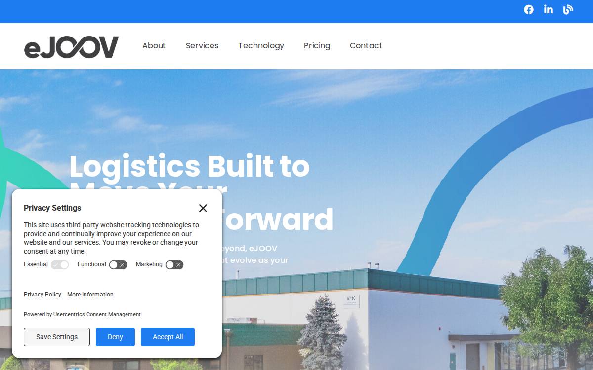 eJOOV website preview